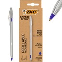 Bic Cristal Renew kovové guľôčkové pero modré + 2 náplne 1,00 mm 1x