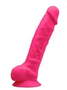 RUŽOVÁ DILDO prísavka SILIKÓNOVÁ 20 cm MAX VIBR