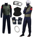 OUTFIT KOSTÝM JEDNORÁZOVÝ KAKASHI HATAKE NARUTO ANIME COSPLAY XS/S 158/164