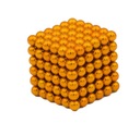 Neocube magnetické bloky oranžové guličky 5mm + krabička Magnetická hračka