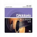 Struny pre akustickú gitaru D'Addario EJ13 11-52