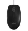 LOGITECH B100 Black USB káblová myš 800 DPI