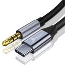 Kábel audio adaptéra USB-C Mini Jack 3,5 AUX 1,5 m