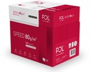 Kopírovací papier Polspeed A4 80g/m2, 5 šúľkov, kartón