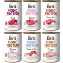 Brit MONO PROTEIN MIX mokré krmivo 6 príchutí 6x400g