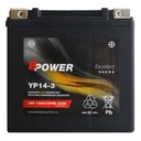 BPower Excellent AGM YP14-3 12V 12Ah 230A YTX14L