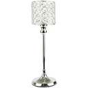 Svietnik Lucerna Crystal GLAMOUR SILVER 35 CM