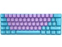 MECHANICKÁ KLÁVESNICA 60% RGB CUSTOM KEYCAPS B/LP