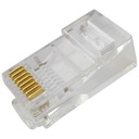 RJ-45 modulárna zástrčka 8PIN kategórie. 5e za drôt 100 ks