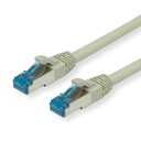 LAN S/FTP Cat.6A RJ45 sieťový kábel, šedý 10m