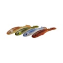 4x GUM SLENDER SCOOP SHAD 13CM 12G CLEA MIX COLOR