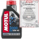 MOTUL 3000 10W40 4T MINERÁLNY OLEJ JASO MA2 1L