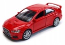 Welly Mitsubishi Lancer Evolution X 1:34 červená NEX.