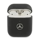 Puzdro Mercedes Electronic Line pre AirPods 1/2 - čierne