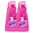 Tekutý odstraňovač farebných škvŕn Vanish Pink Oxi Action 2x2L