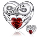 SILVER CHARMS SRDCE PRÍVESNÍK I LOVE YOU CHARMS SILVER 925 ORIGINÁL