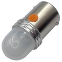 LED žiarovka ba15s p21w r10w oranžová 6 12v 24v