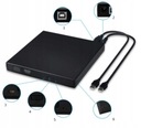 Externý tenký USB rekordér DVD-R / DVD-RW 3