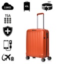 Kabínový kufor na kolieskach TSA zámok batožiny 43l ABS SwissBags Cosmos 55 cm