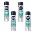 NIVEA MEN Fresh Kick pánsky antiperspirant 4x150ml