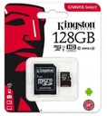 NOVÁ PAMÄŤOVÁ KARTA MICRO SD KINGSTON 128GB