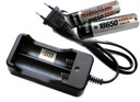 Rýchla nabíjačka +2x Batéria 18650 4800 mAh 3,7V