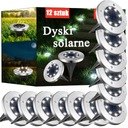 SOLÁRNE ZÁHRADNÉ LAMPY LED ZEMNÉ LAMPY DISK