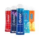 DUREX SET 5x Intímny gél MIX HYDRATAČNÝ ROZTEŠENIE SPOKOJNOSŤ SEXUÁLNY ORGAZMUS