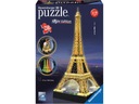 Ravensburger - 3D puzzle LED Eiffelova veža v noci