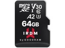 microSDXC karta GOODRAM 64GB IRDM UHS I U3 A2