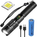 VÝKONNÁ TAKTICKÁ LED POWERBANK USB ZOOM LIGHT