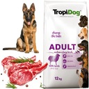 TROPIDOG PREMIUM jahňacie mäso pre veľké plemená 12kg precitlivenosť na suché krmivo