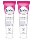 VEET MINIMA depilačný krém hladké telo nôh NORMÁLNA POKOŽKA 2 x 100ml