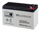 BATÉRIA BATÉRIA AGM MWS 12V 7,2Ah UPS ALARM