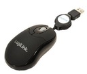 LOGILINK Mini USB myš s navíjacím káblom