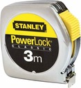 Krajčírsky meter 3m powerlock krajčírsky meter Stanley