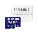 Pamäťová karta Samsung PRO Plus microSDXC 256GB A2 180 MB/s