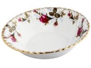 B013 MISKA NA ŠALÁT 16 cm Pozlátená ruža IWONA PORCELÁN