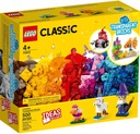 LEGO Classic 11013 Priehľadné kocky 500 ks. 4+