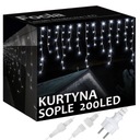 SOPLE 200LED VONKAJŠIE LAMPY IP44 STÁLA SVETELNÁ ZÁCLONA SVETELNÁ VENCICA