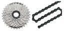 Sada Shimano Cassette 8 CS-HG41 11-30 + CN-HG40