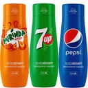 Sirup pre Sodu Stream Mirinda 7Up Pepsi 3x440ML