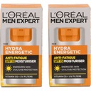 2x Loreal Men Expert hydratačný krém proti známkam únavy s SPF 15