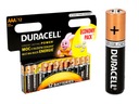 12x ORIGINÁLNE ALKALICKÉ BATÉRIE DURACELL R3/AAA