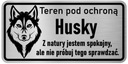 Pozor Dog Nerezová doska Husky