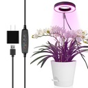 Vnútorná lampa na rast rastlín 48 LED USB