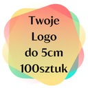 Nažehľovacia termo nálepka Logo do 5 cm 100 ks