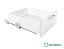 SEVROLLBOX SLIM ZÁSUVKA H-167 L=450 BIELA