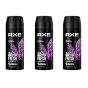 AXE EXCITE FRESH 48h deodorant telový sprej 150ml x3