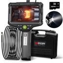 ENDOSCOPE INŠPEKČNÁ KAMERA ZOOM DUÁLNA OBRAZOVKA 5,5 mm 9LED IP67 32GB MicroSD 5M